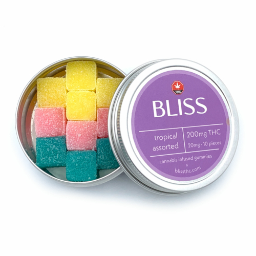 Bliss Tropical Assorted Gummies (200mg)