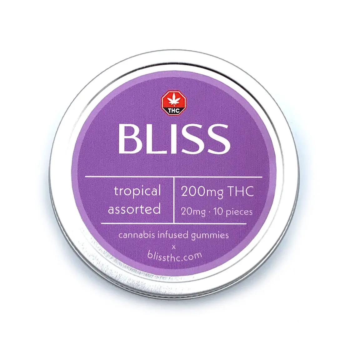 Bliss Tropical Assorted Gummies (200mg)