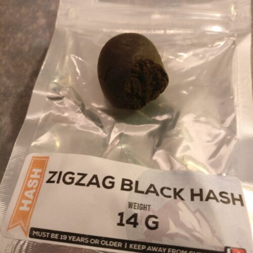 Zig Zag Black Hash