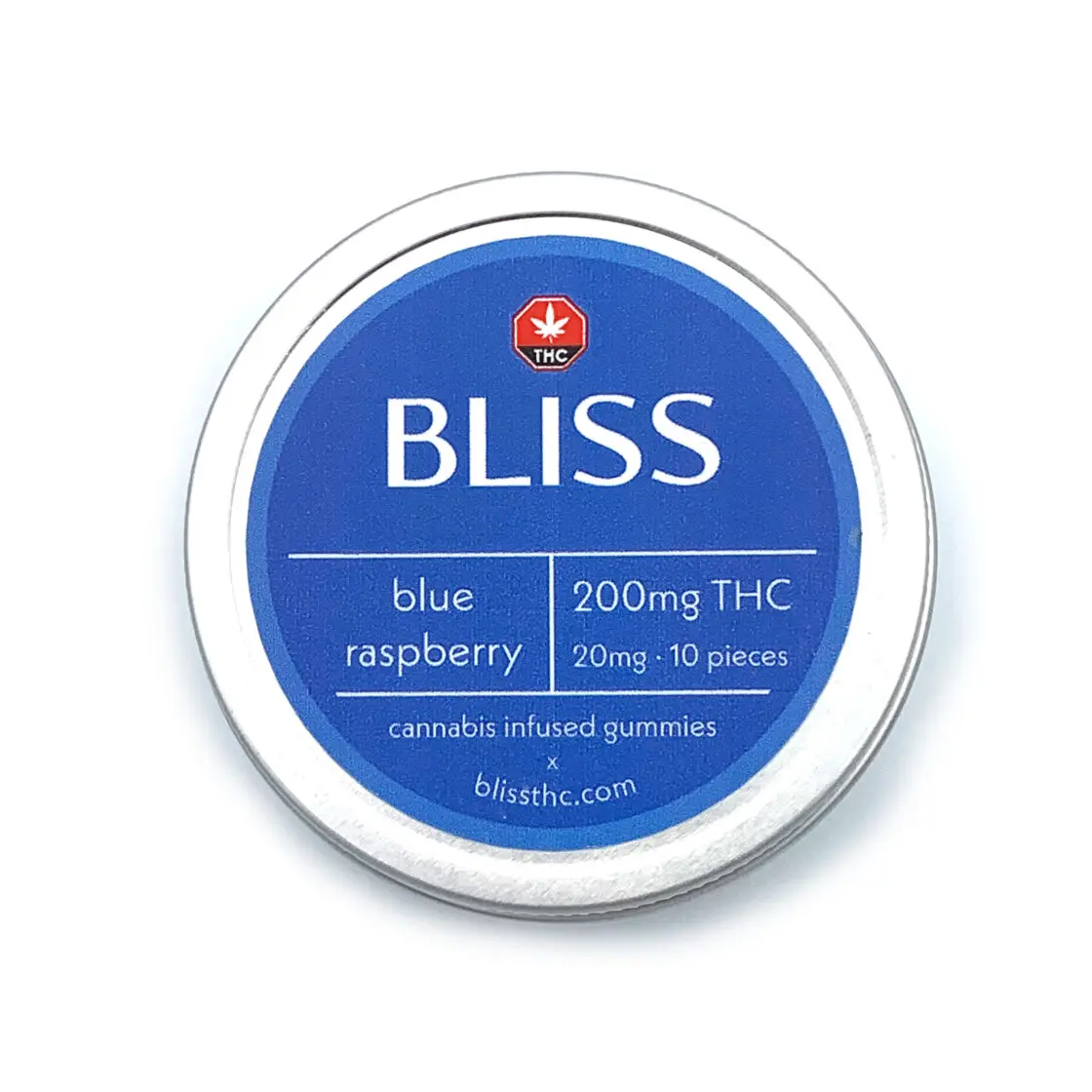 Bliss Blue Raspberry Gummies (200mg)