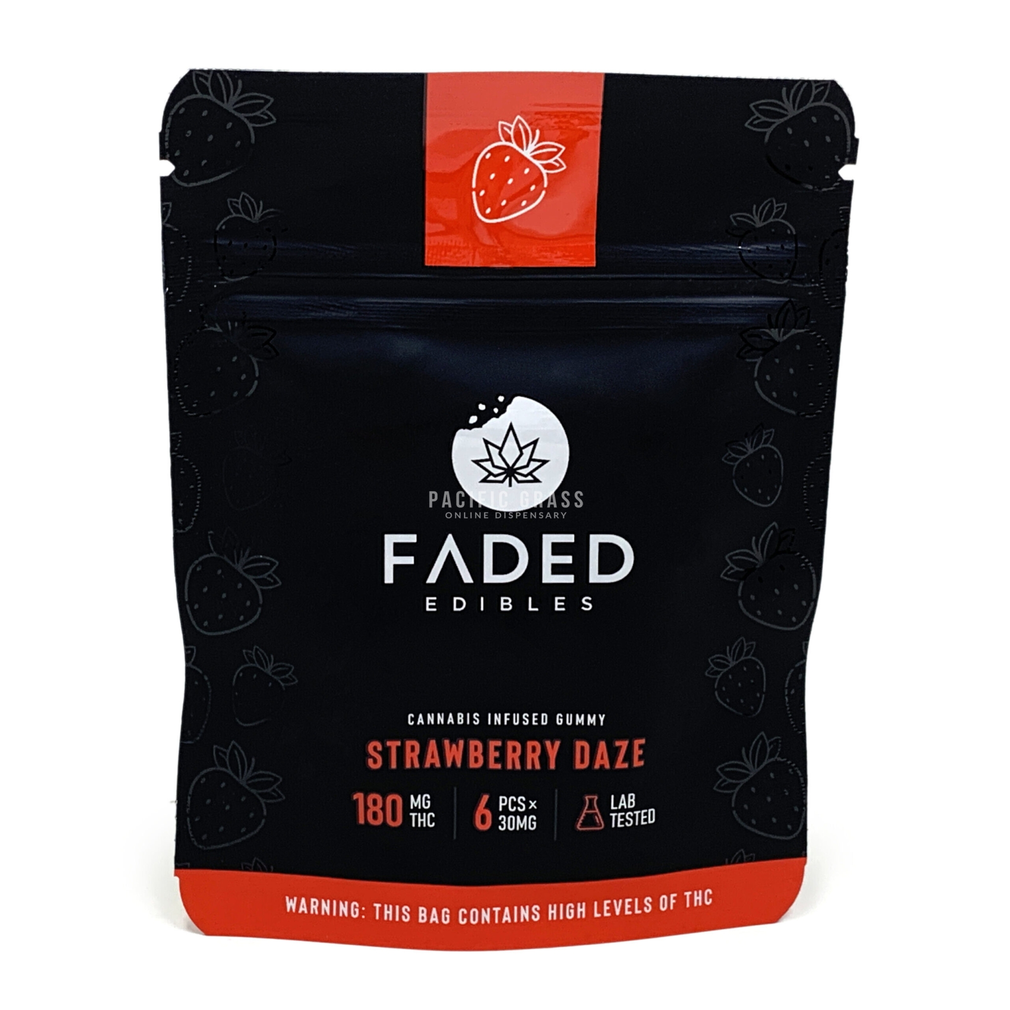 Faded – Strawberry Daze (180 Mg)