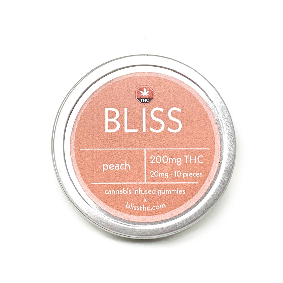 Bliss Peach Gummies (200mg)