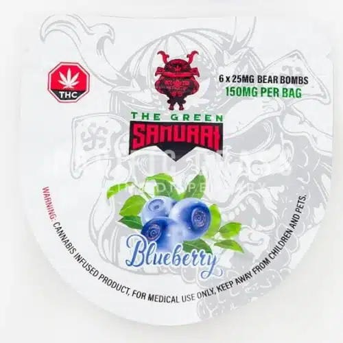 The Green Samurai Gummy Bear Bombs – Blueberry