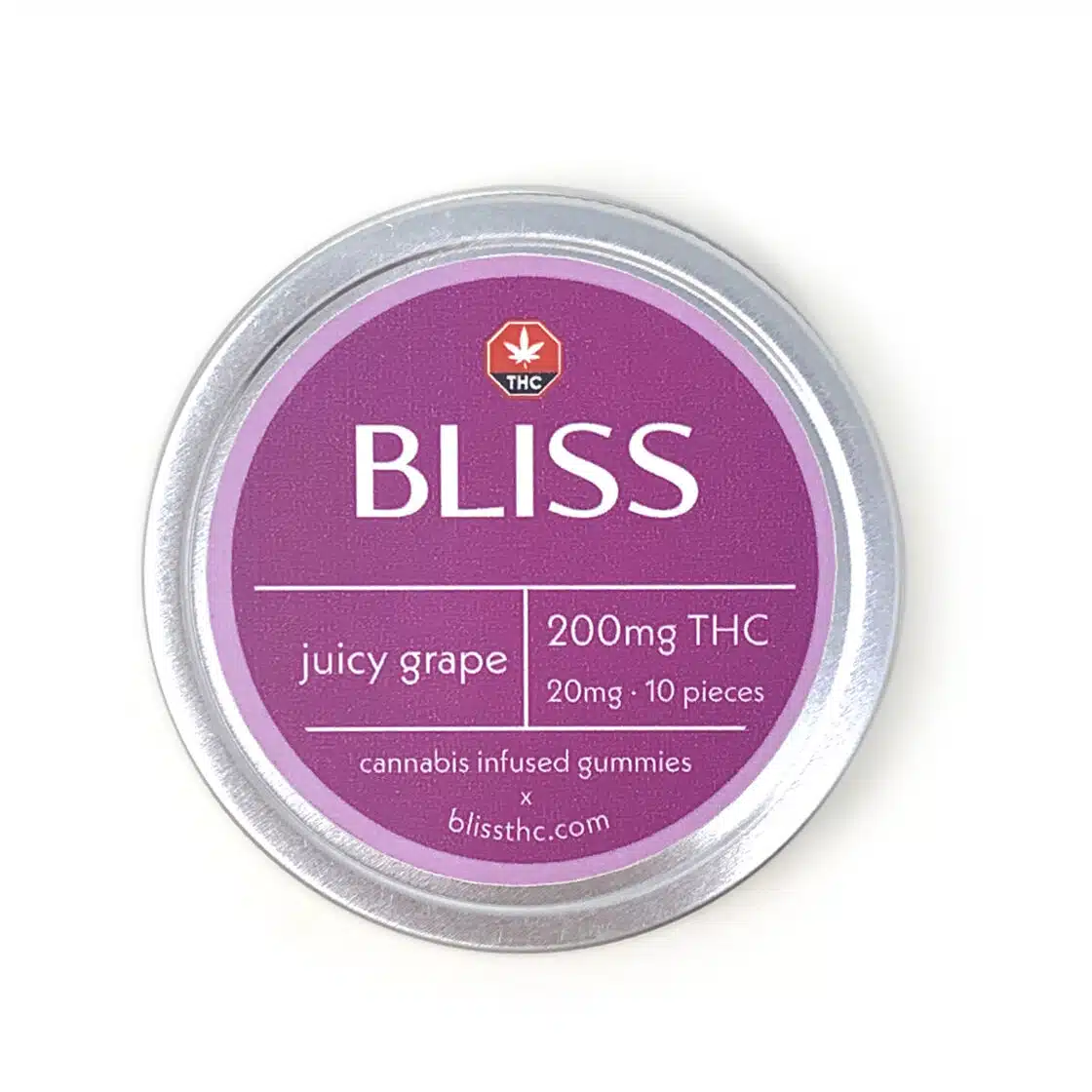Bliss Grape Gummies (200mg)