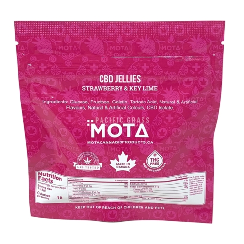 Mota – Strawberry And Key Lime Cbd Jellies