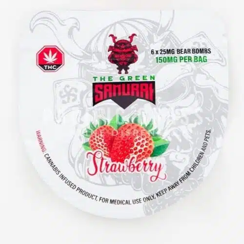 The Green Samurai Gummy Bear Bombs – Strawberry