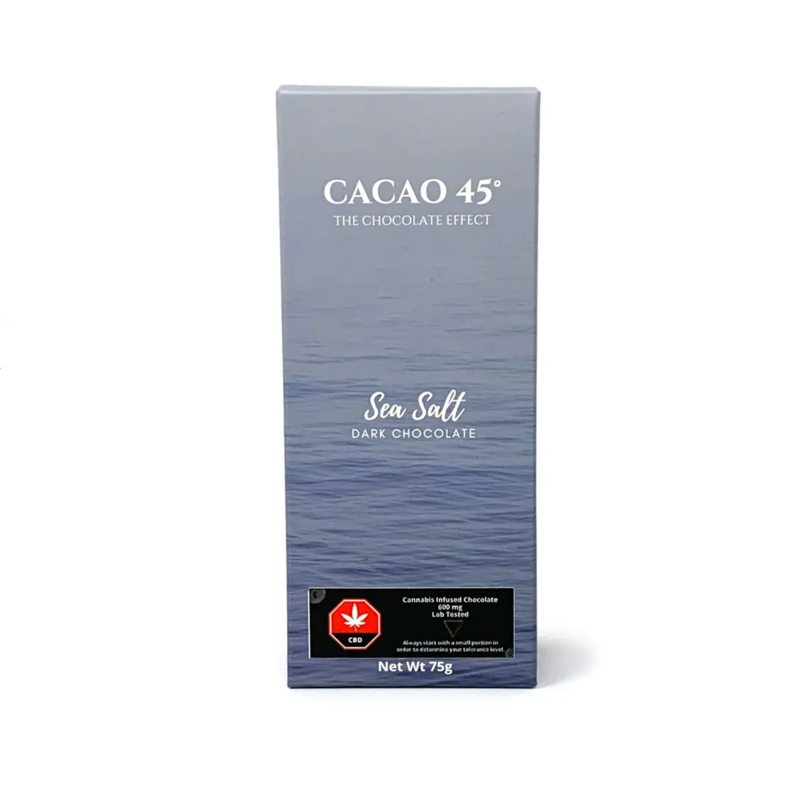 Cacao 45 – Sea Salt Dark Chocolate Cbd