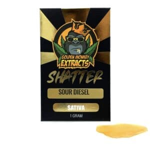 Golden Monkey Extracts – Shatter – Sour Diesel