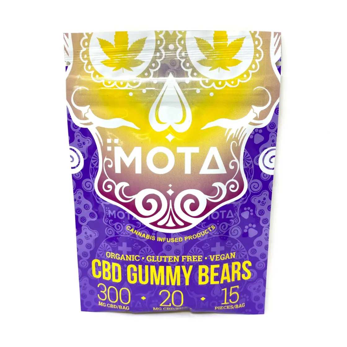 Mota Cbd Vegan Gluten Free Organic Gummy Bears