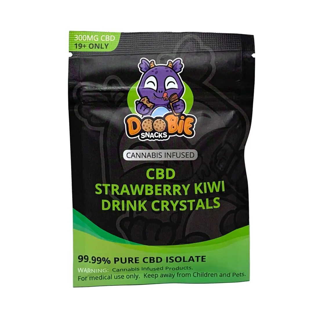 Doobie Snacks – Cbd Strawberry Kiwi Drink Crystals