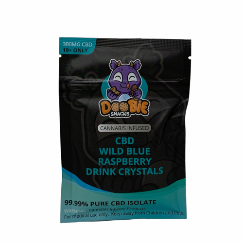 Doobie Snacks – Cbd Wild Blue Raspberry Drink Crystals
