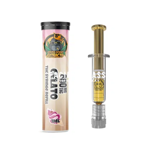 Golden Monkey Extracts – Premium 800mg Thc Syringe Refill – 1ml