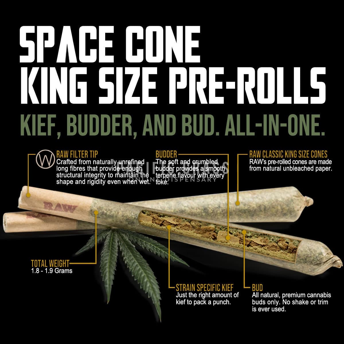 Space Cone King Size Pre-rolls