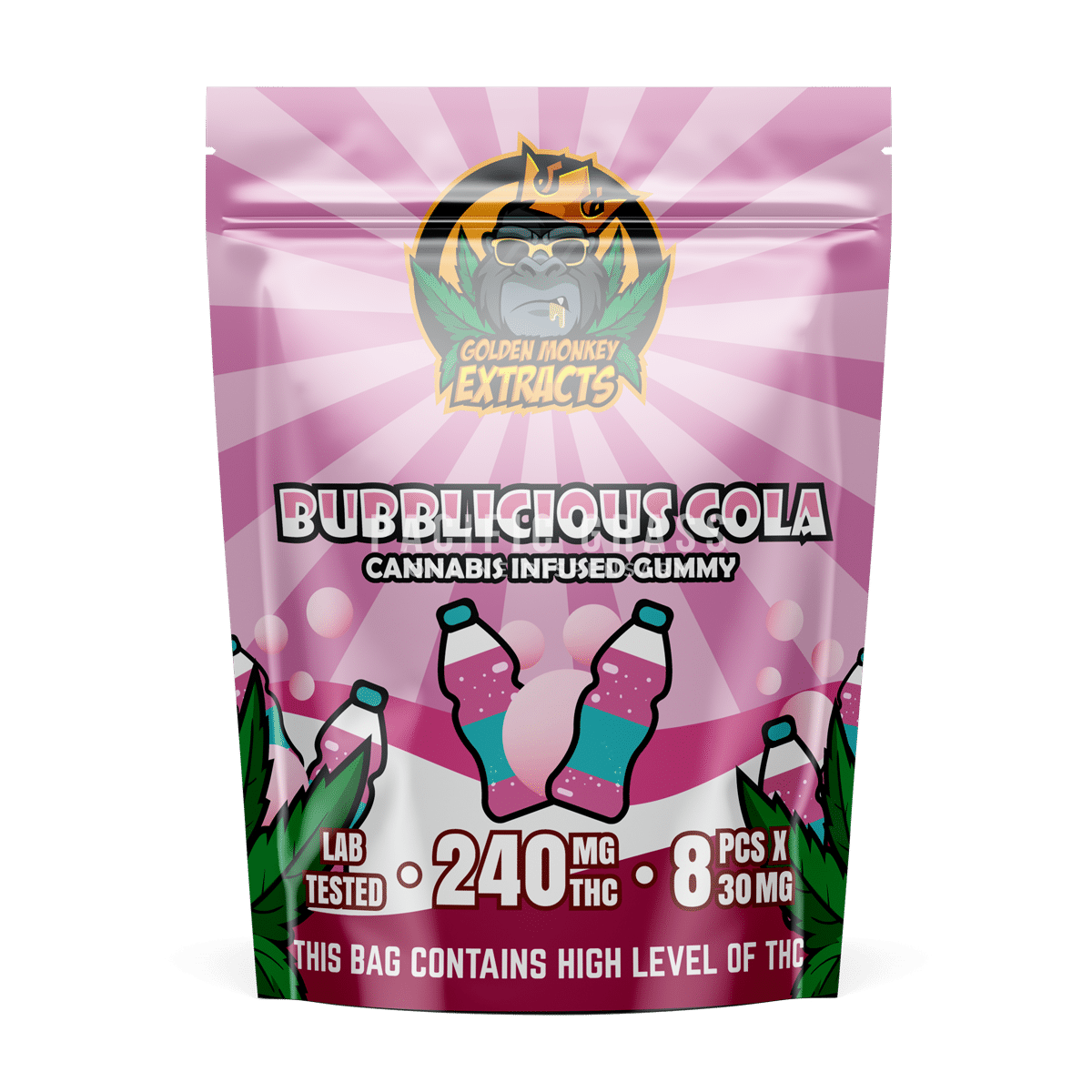 Golden Monkey Extracts 240mg Gummies – Bubblicious Cola