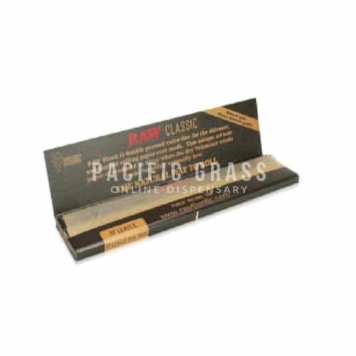 Raw Black Natural Unrefined Rolling Papers King Size