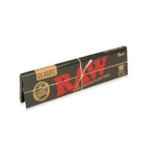 Raw Black Natural Unrefined Rolling Papers King Size