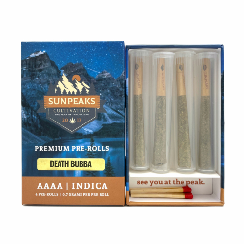 Sun Peaks Cultivation – Indica Premium Pre-rolls