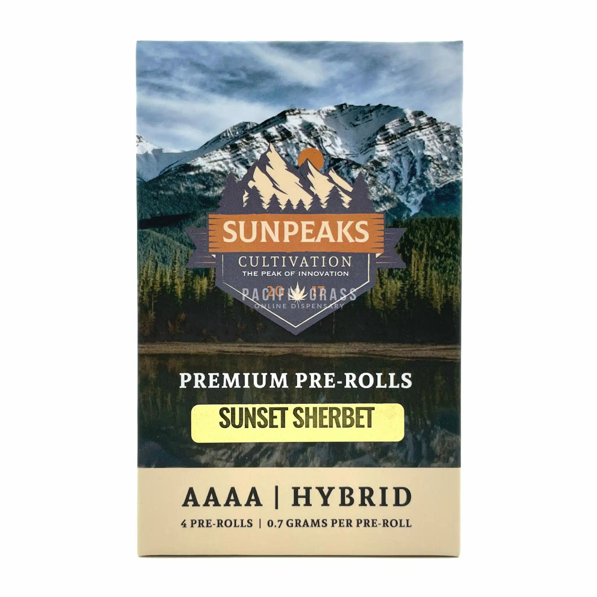 Sun Peaks Cultivation Hybrid Premium Pre-Rolls Sunset Sherbet