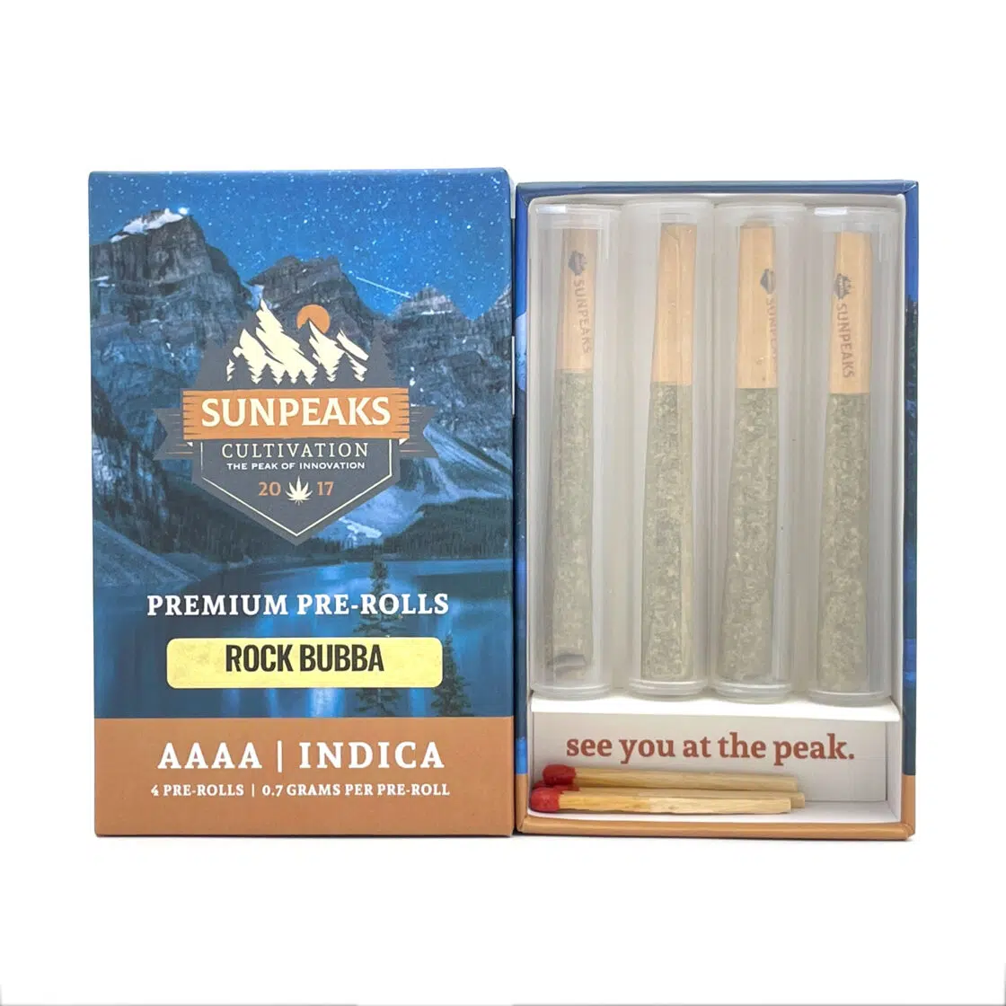 Sun Peaks Cultivation – Indica Premium Pre-rolls