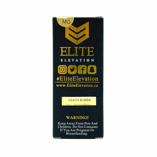 Elite elevation – live resin terp sauce cartridge 1200mg – death bubba