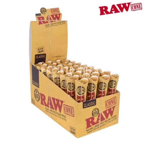 Raw pre-roll cones – 1 1/4 (6 pack)