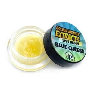 Golden monkey extracts – premium live resin – blue cheese