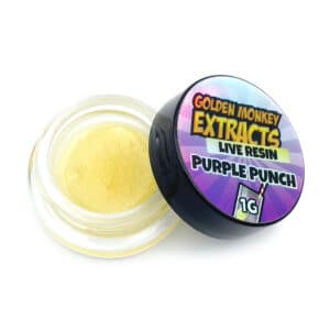 Golden monkey extracts – premium live resin – purple punch