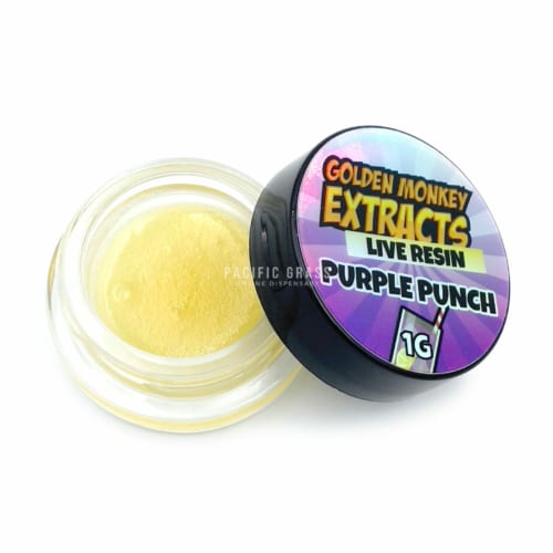 Golden monkey extracts – premium live resin – purple punch