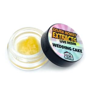 Golden monkey extracts – premium live resin – wedding cake