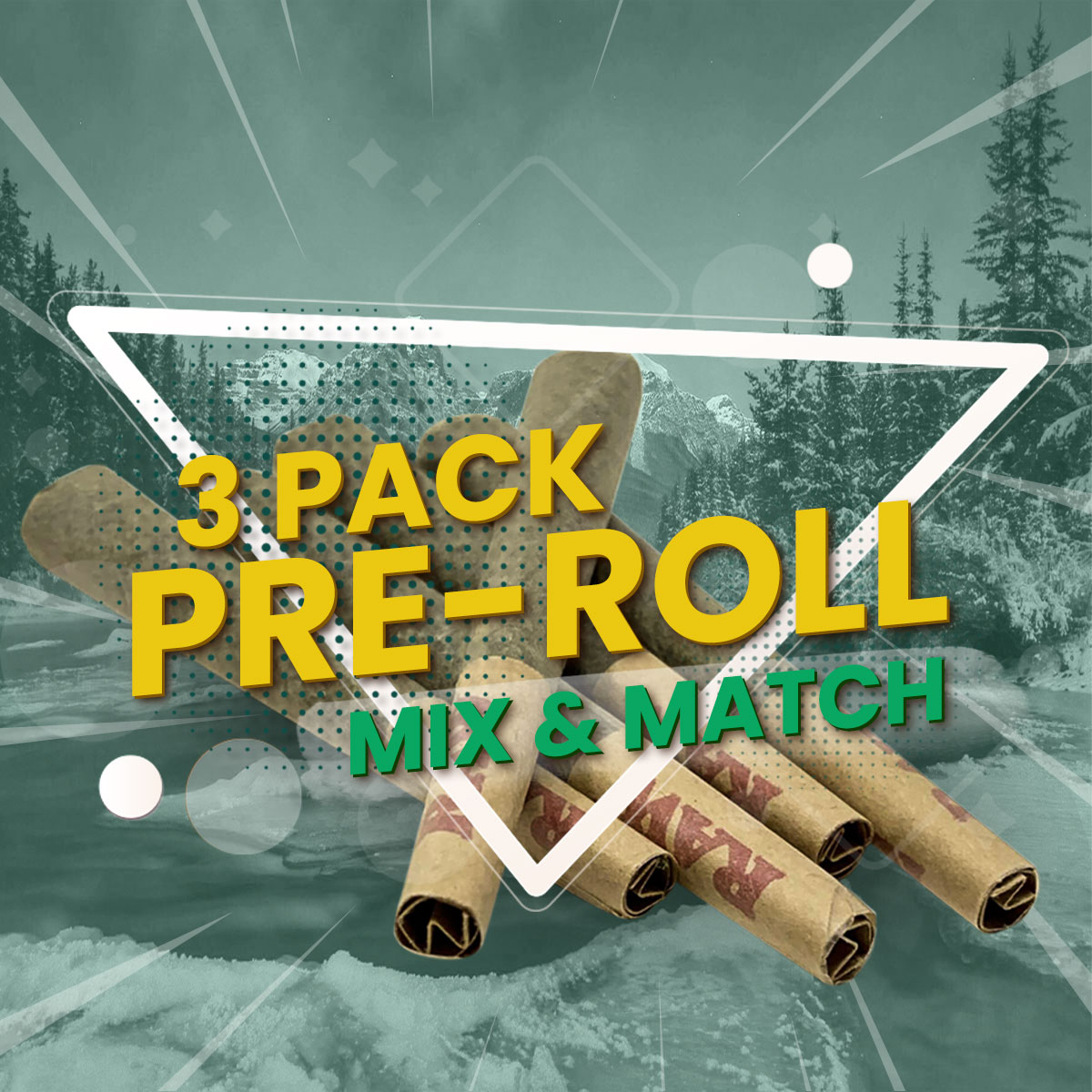 Three Pack Pre-Roll – Mix & Match