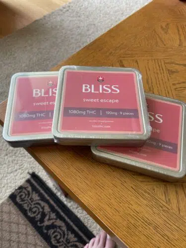 Bliss - Sweet Escape Gummies (1080mg) photo review