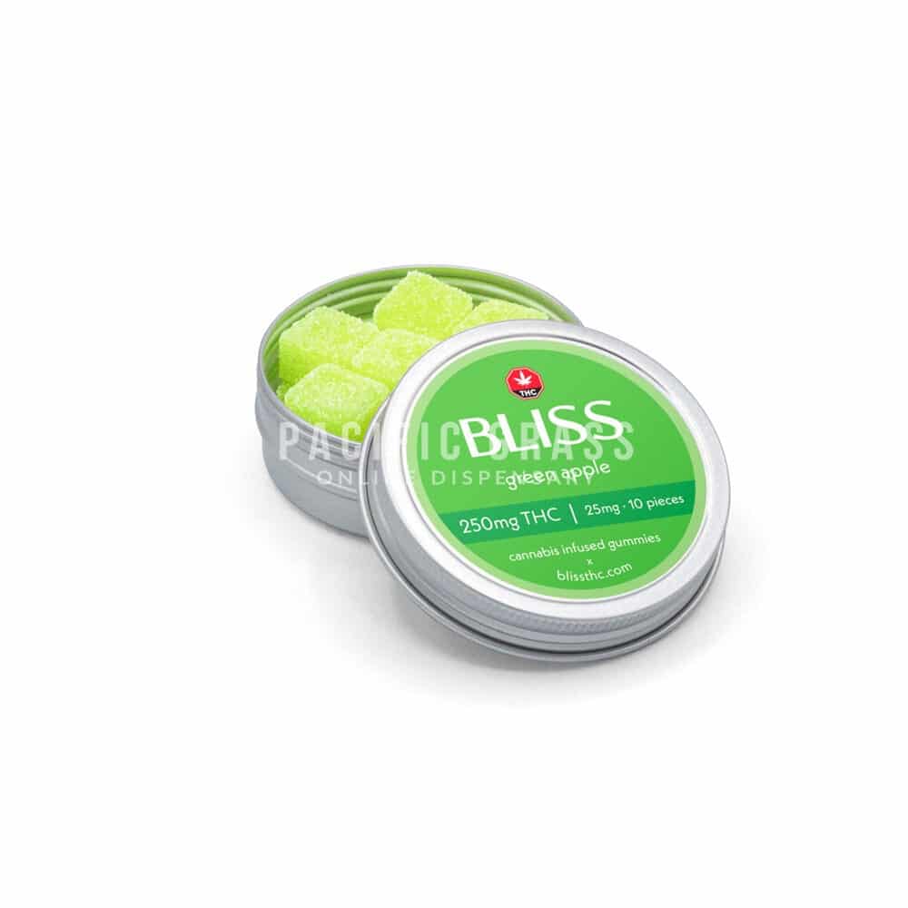 Bliss gummies (250mg) green apple