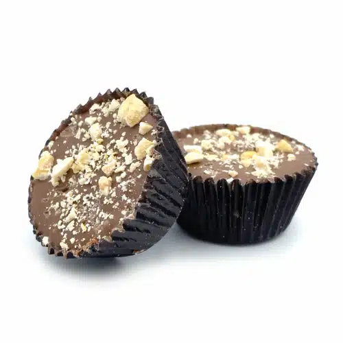 Sweet jane edibles – cbd mini peanut butter cups – dark chocolate