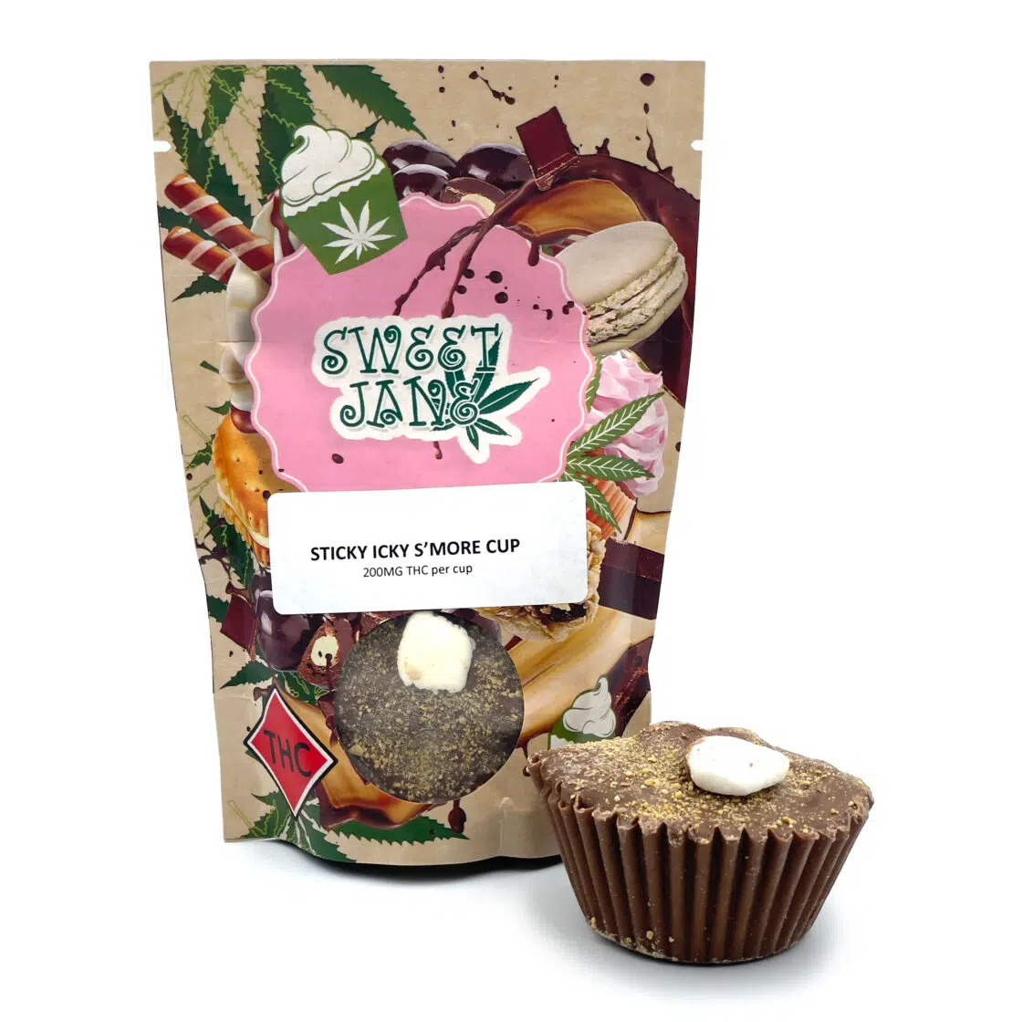 Sweet Jane Edibles Sticky Icky S’mores Cup