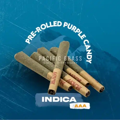Pre-rolled purple candy