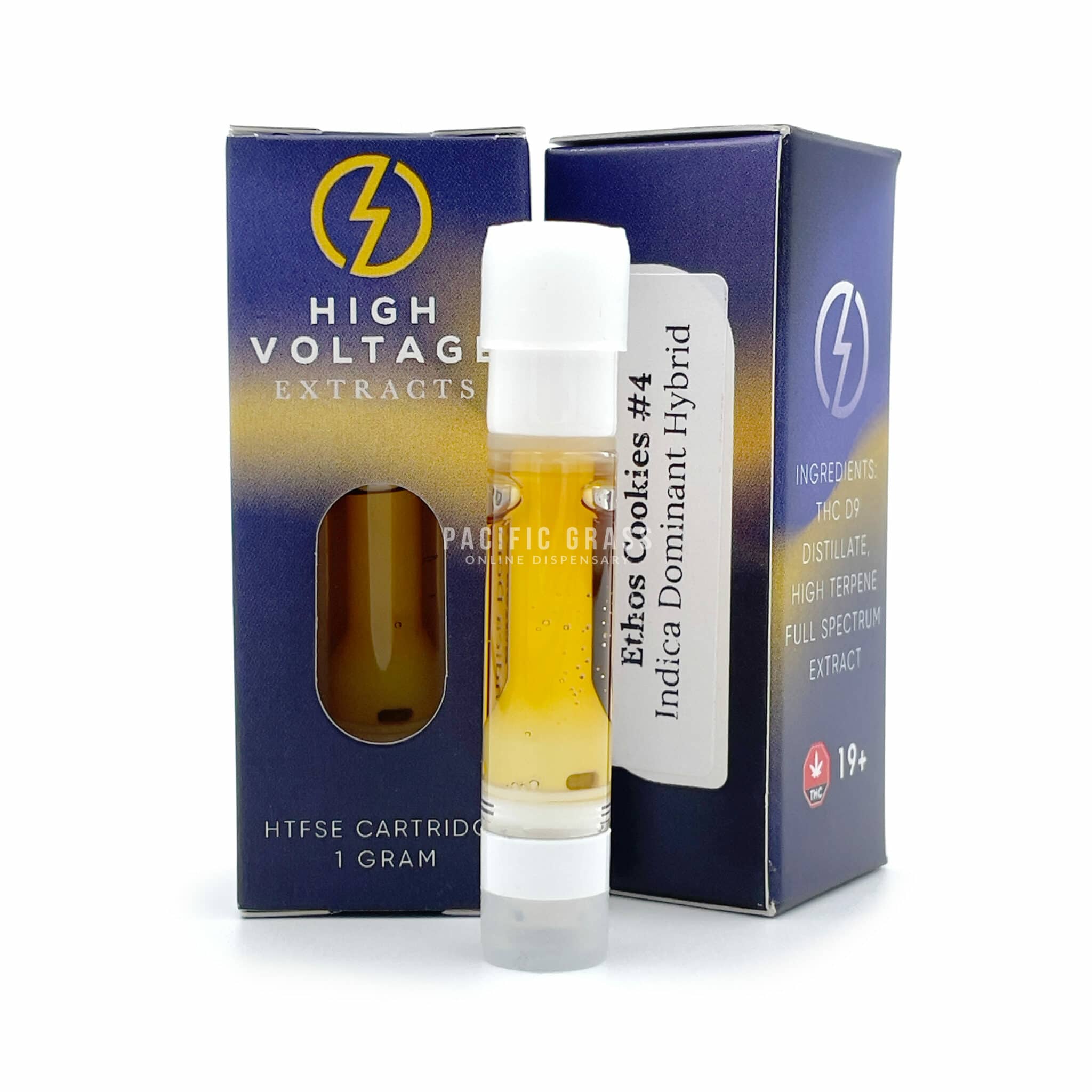 High voltage extracts htfse + distillate cartridge Ethos Cookies #4