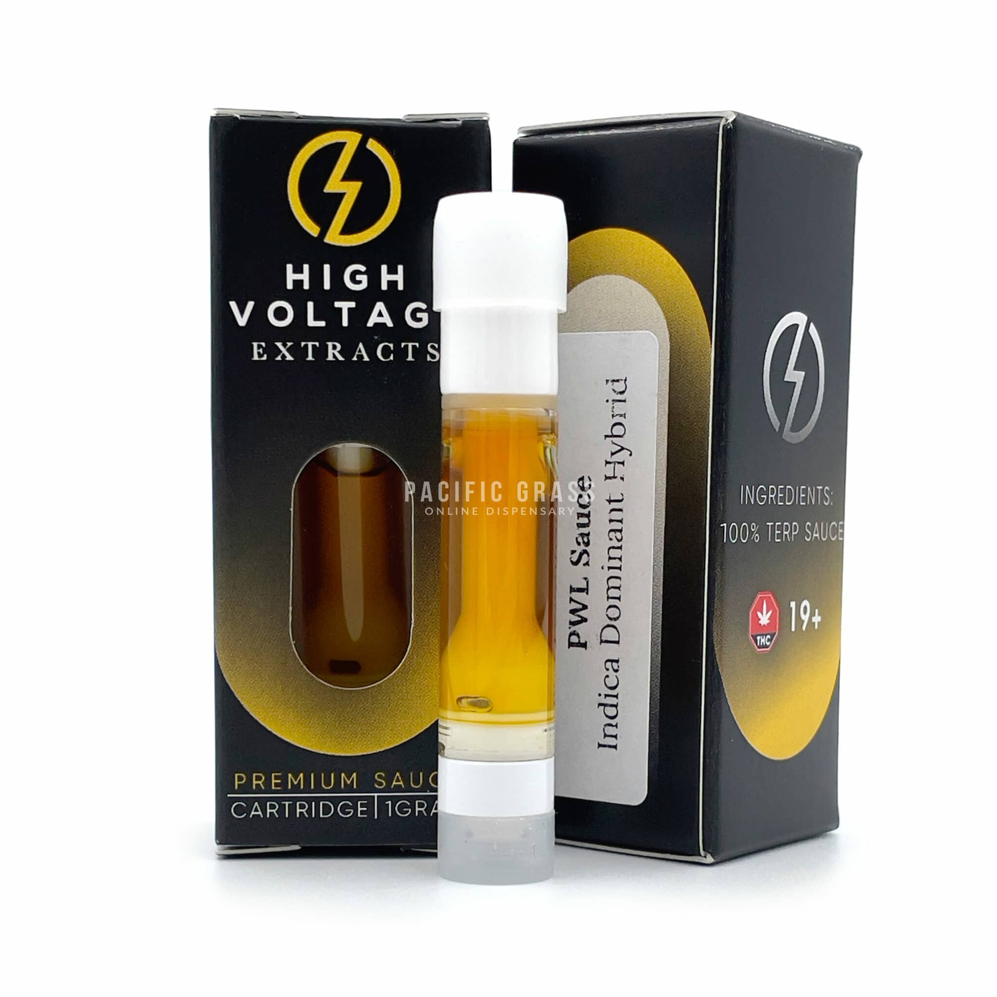 High voltage extracts sauce carts Purple White Lightning