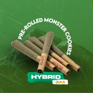 Pre-rolled monster cookie