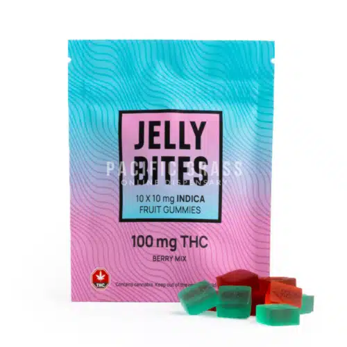 Twisted Extracts Indica Jelly Bites Berry Mix Regular