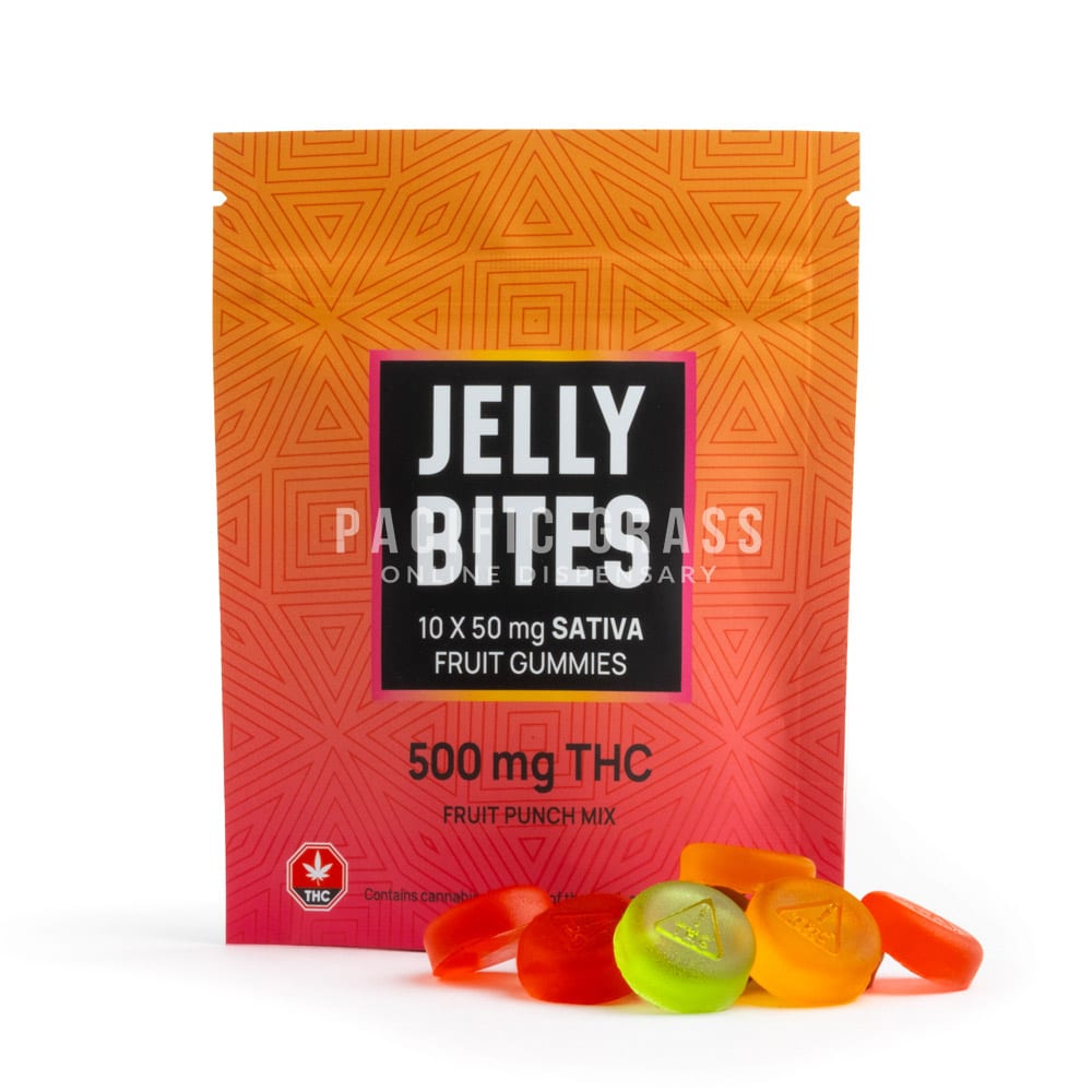 Twisted Extracts Sativa Jelly Bites Fruit Punch Mix Extra