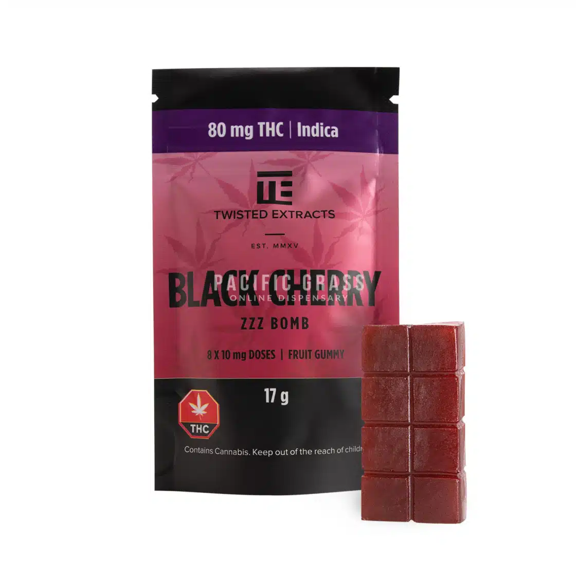 Twisted Extracts Zzz Jelly Bomb Black Cherry