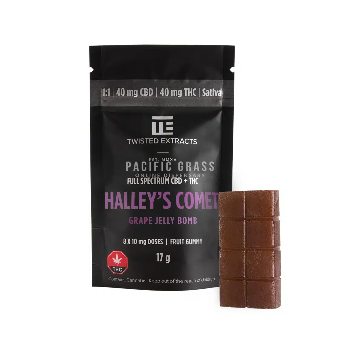 Twisted Extracts Halley's Comet 1:1 Jelly Bomb Grape
