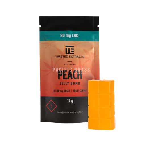 Twisted Extracts CBD Jelly Bomb Peach