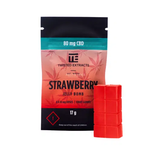 Twisted Extracts CBD Jelly Bomb Strawberry