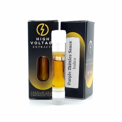 High Voltage Extracts Sauce Carts Purple Zkittles