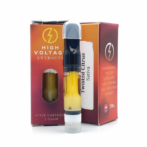 High Voltage Extracts HTFSE + Distillate Cartridge Twisted
