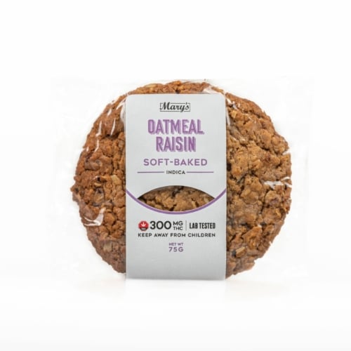 Mary’s Soft Baked Oatmeal Raisin Cookie Indica 300mg