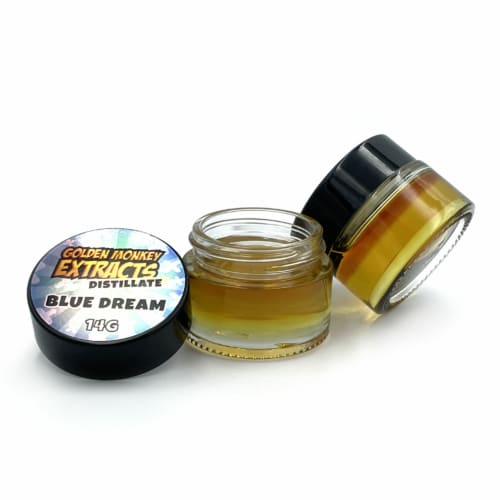 Golden Monkey Extracts D9 Premium THC Distillate Blue Dream