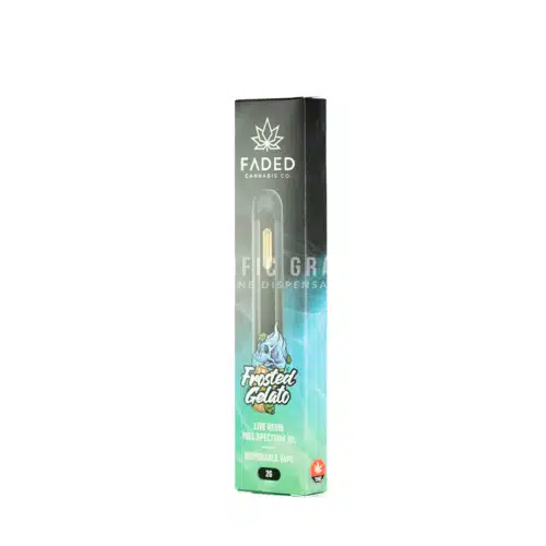 Faded Live Resin FSE Disposable Pen Frosted Gelato