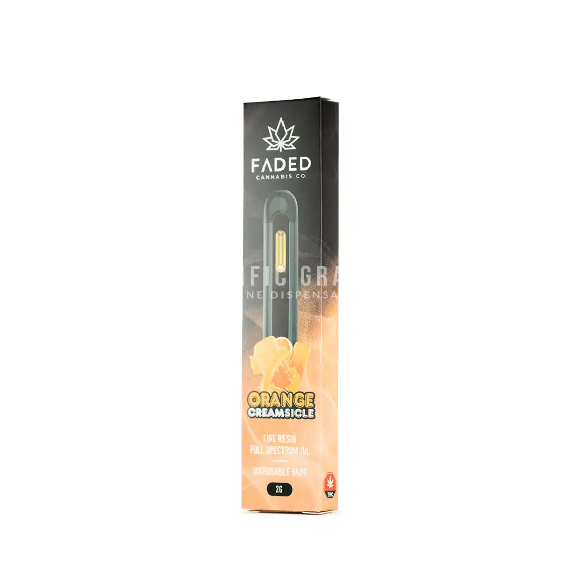 Faded Live Resin FSE Disposable Pen Orange Creamsicle